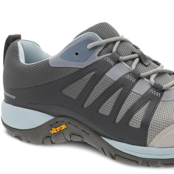 DANSKO Phylicia Waterproof Hiking Shoes Sneakers Grey Mesh EU 37 - US Size 7 - Picture 4 of 14
